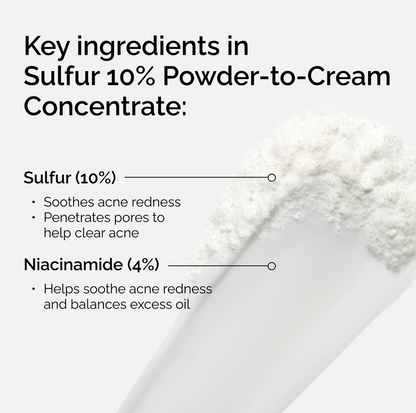 Sulfur 10% Powder-to-Cream Concentrate